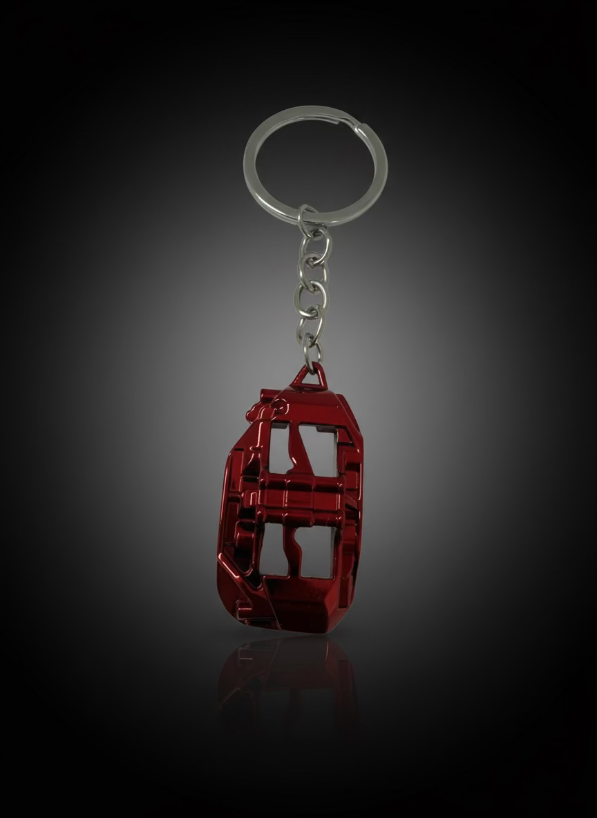 Caliper Red - Keyring