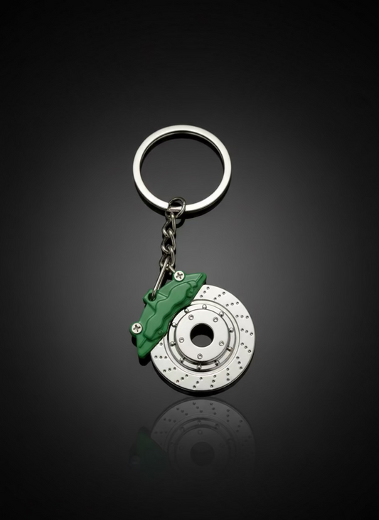 Brake Disk Green - Keyring