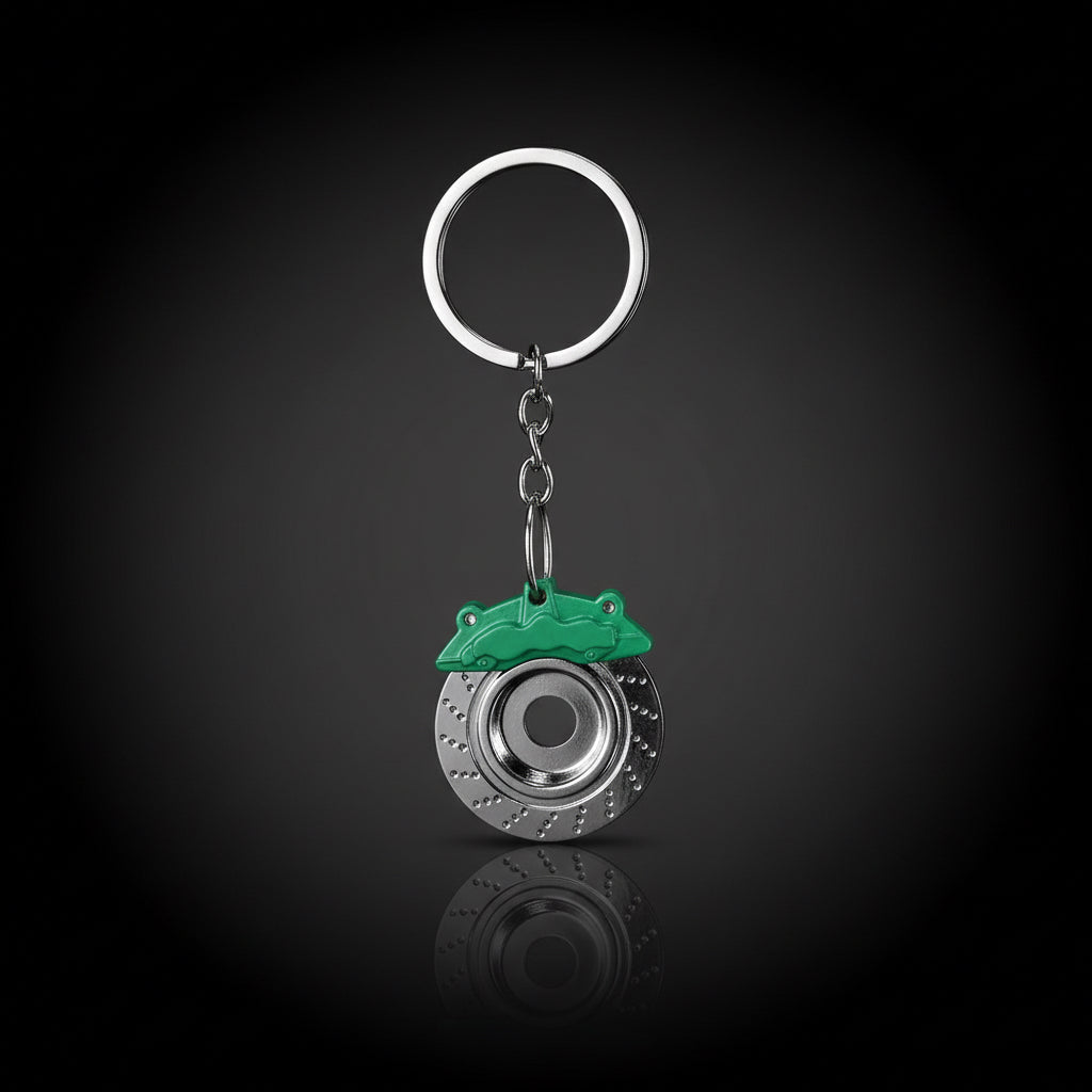 Brake Disk Green - Keyring