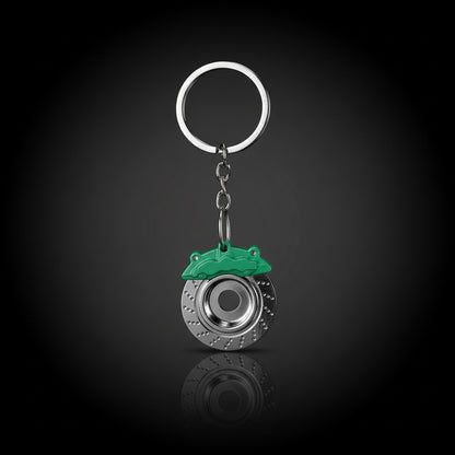 Brake Disk Green - Keyring