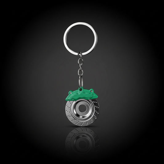 Brake Disk Green - Keyring